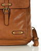 MARCO MAZZINI Miejski plecak skórzany w stylu old look handmade leather brąz camel